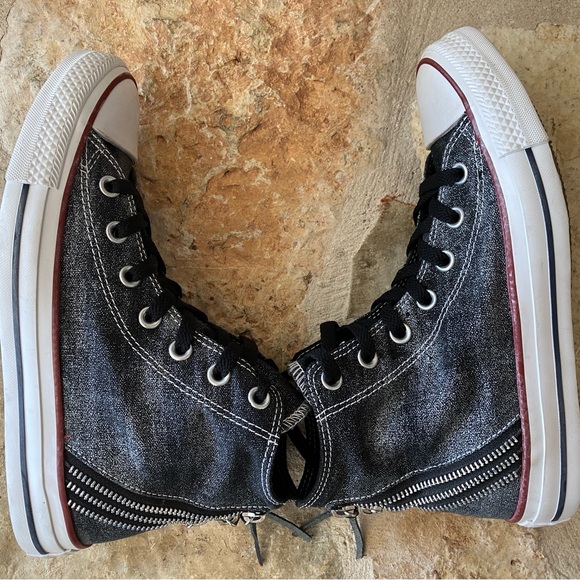 Converse Chuck Taylor All Star High Top Zipper Sneakers Women’s 8 - Picture 16 of 16